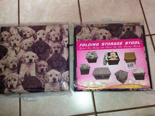 Folding Storage Stool