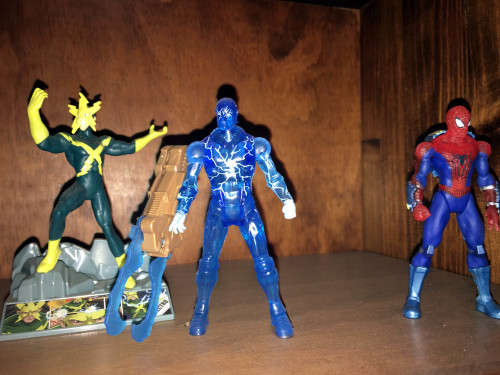 A COLLECTION of SPIDERMAN and VILLAINS