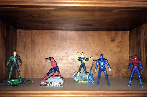 A COLLECTION of SPIDERMAN and VILLAINS