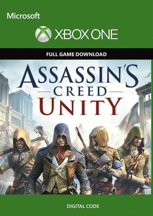 Assassins Creed Unity Xbox One Digital Download Code (full game)