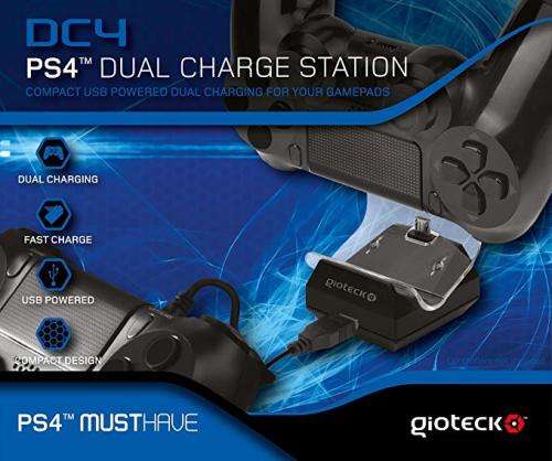 Gioteck DC4 Dual Charge Station - PS4 - (brand new factory sealed)