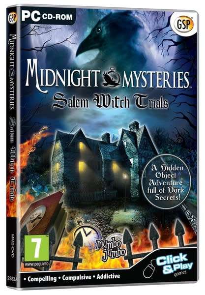 Midnight Mysteries - Salom Witch Trails - PC DVD Rom (Brand new factory sealed)