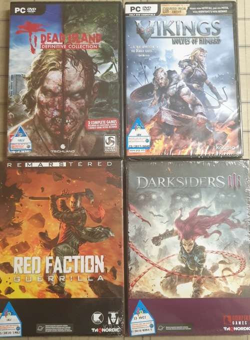 PC Game Bundle - PC DVD Rom (Brand new factory sealed)