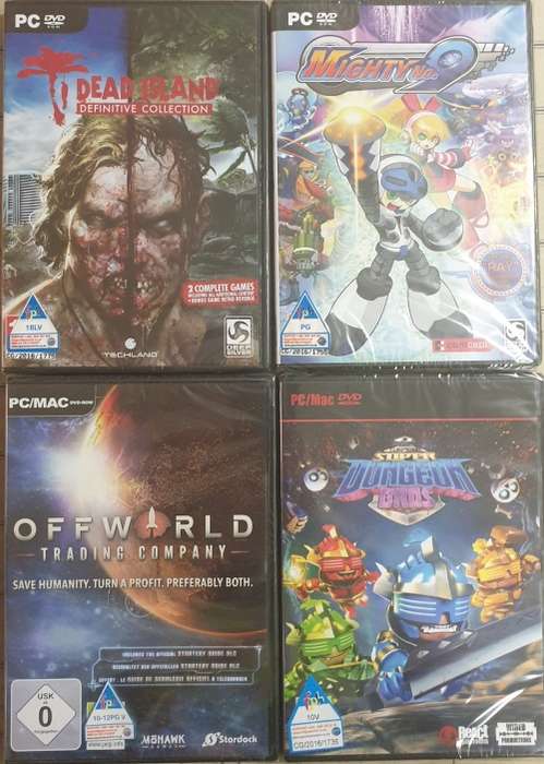 PC Game Bundle - PC DVD Rom (Brand new factory sealed)