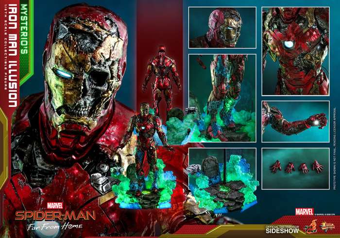 Hot Toys Spider-Man: Far From Home MMS580 Mysterios Iron Man Illusion