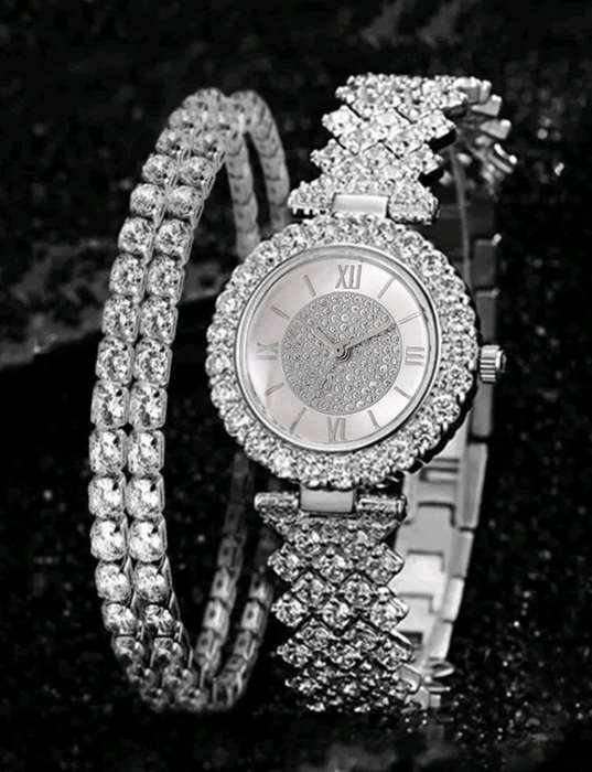 3pc geneva  Quartz watch set