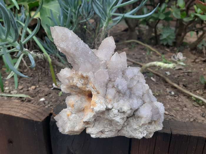 WHITE SPIRIT QUARTZ CLUSTER 1.355kg