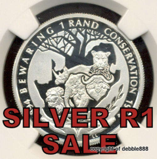 SILVER 1 RAND !!! 1994 Conservation- PF69 UC -2ND HIGHEST !!! ONLY 1 BETTER !!! ONLY 4,706 MINTED