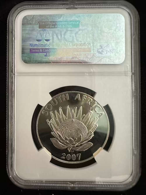 2007 Mandela MS67 * unc mintage low * top grade