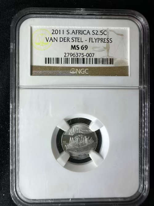2011 * 2.5C * MS69 * highest grade