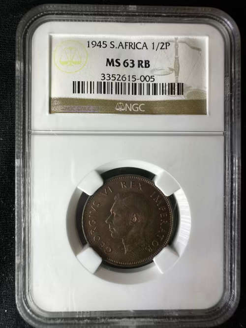 1945 * 1/2P * MS63BN
