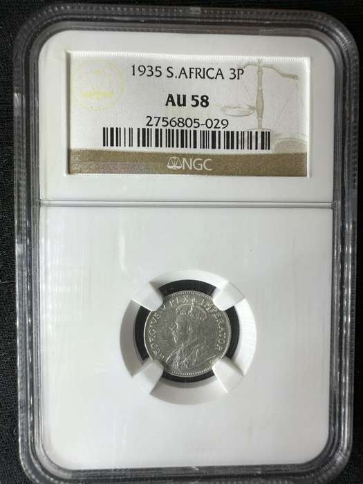 1935***3P***AU58***so close to uncirculated