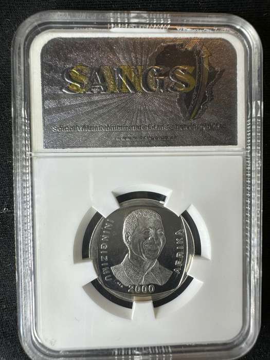 2000***Mandela Smiley***PF63 frosted***buy your coins graded