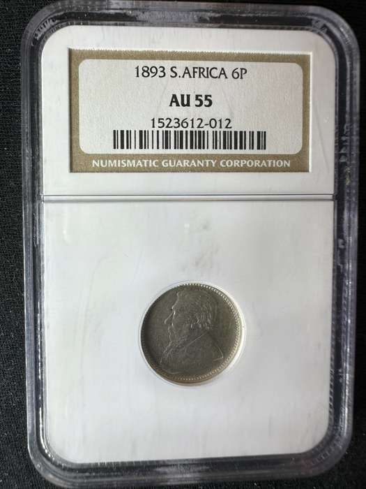 1893***6P***AU55***Highly collectable
