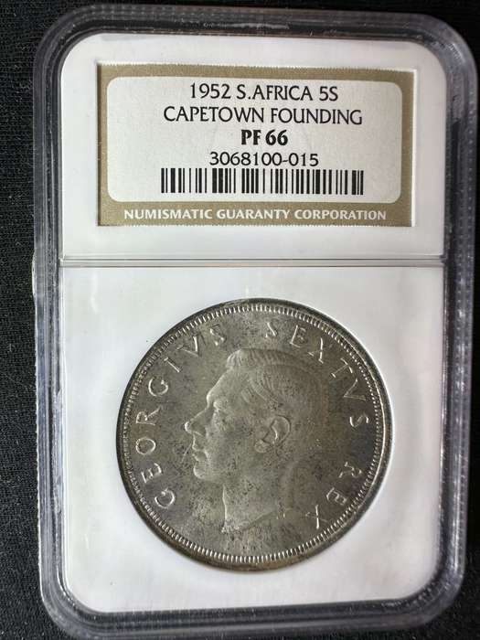 1952***5S capetown founding***PF66***buy your coins graded