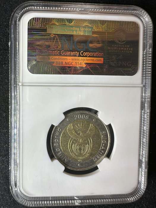 2008***Mandela Birthday***AU50***buy your coins graded