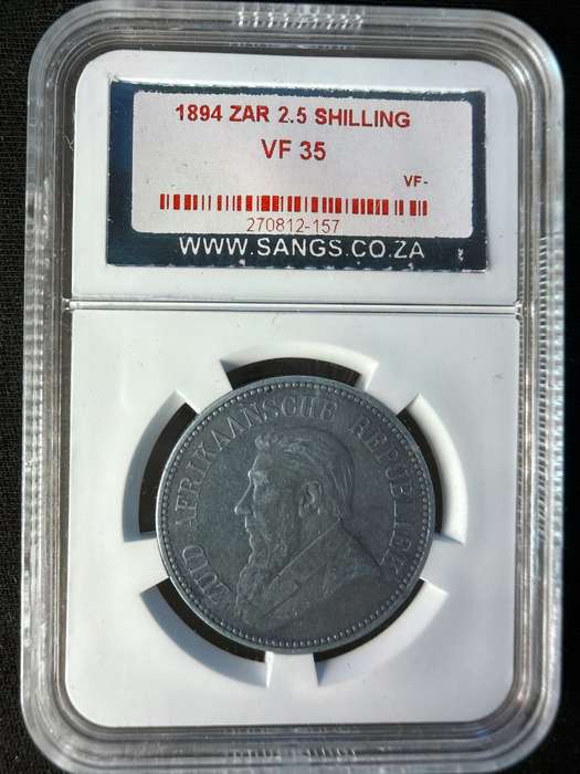 1894***2.5S***VF35***VF condition per SANGS