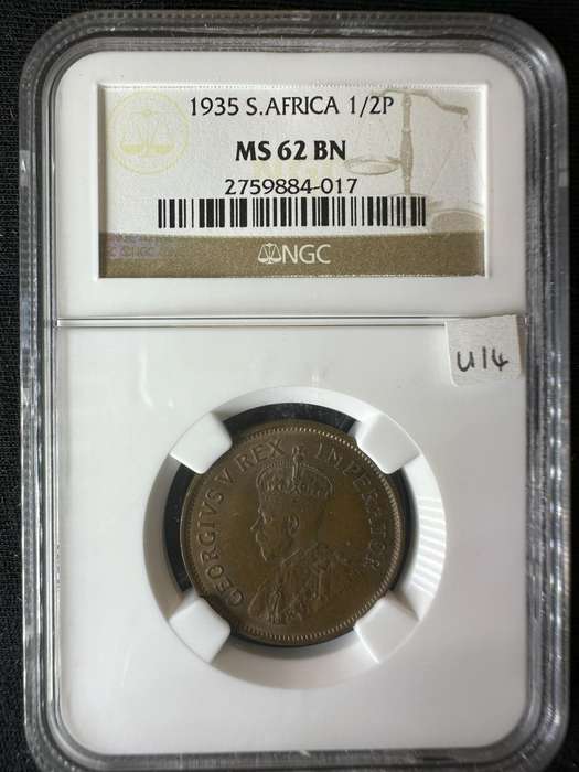 1935***1/2P***MS62BN***Scarce