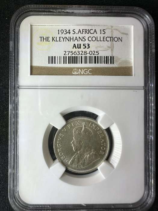1934***Shilling***AU53***Kleinhans collection