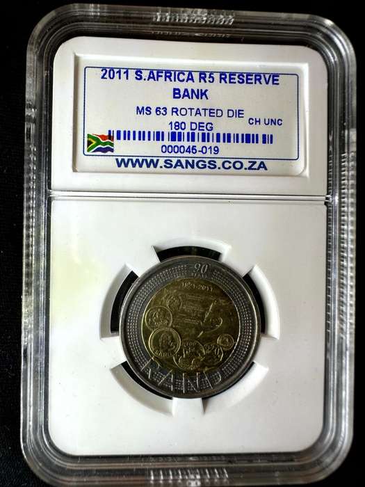 2011***90th Anniverary ***MS63 ERROR***rotated die