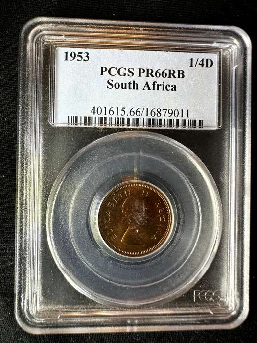 1953***1/4P***PF66RB***PCGS high grade