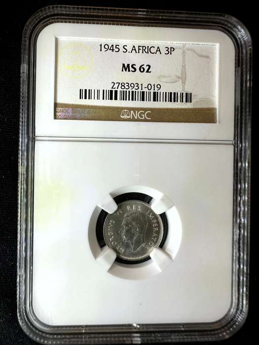 1945***3P***MS62***NGC