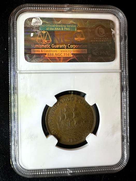 1929***Penny***AU58***