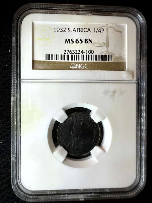1932***1/4P***MS65BN***NGC