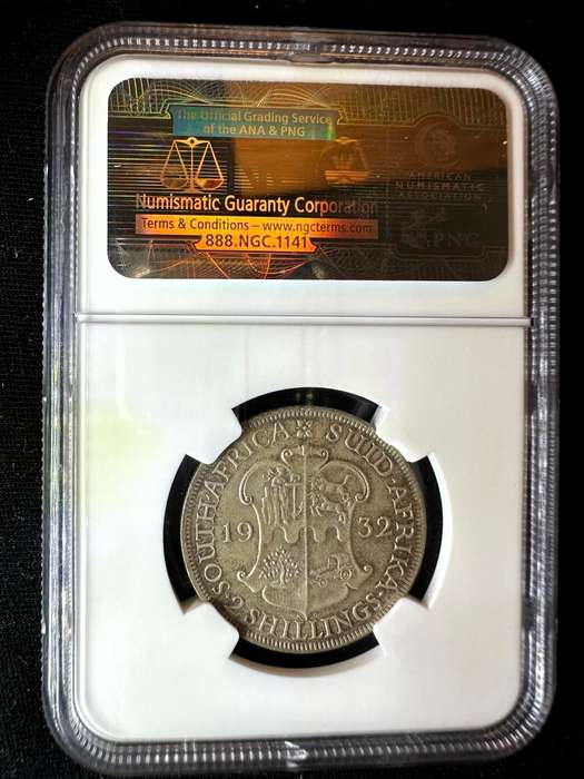 1932***2 Shilling***MS62***NGC   remick collection