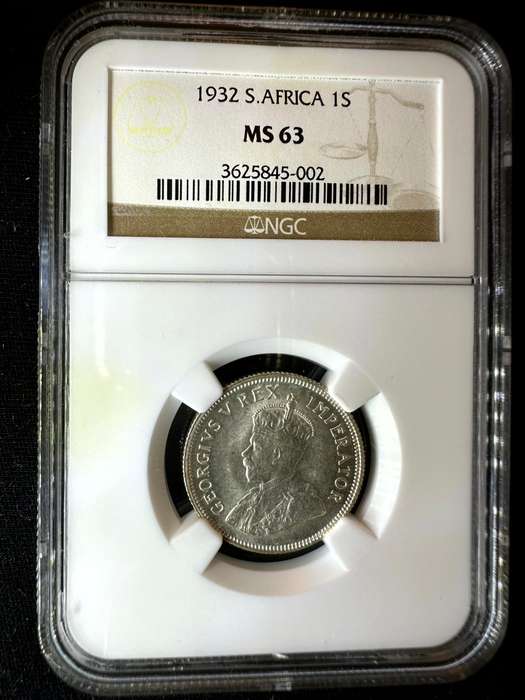 1932***Shilling***MS63***NGC