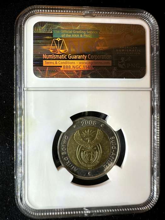 2008***Mandela Birthday***AU58***NGC