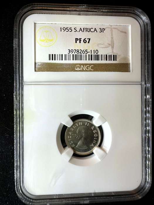 1955***3P***PF67***NGC   TOP GRADE