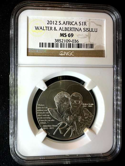 2012***Silver R1 Sisulu***MS69***Top grade