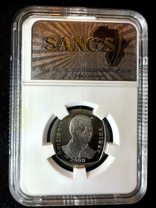 2000***Mandela Smiley***PF64 ultra frosted***SANGS