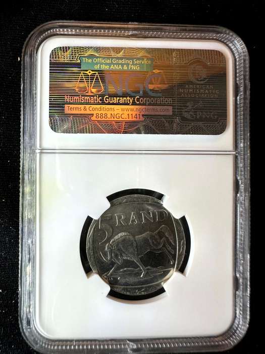 2008***R5 Mandela 90th Birthday***MS65***NGC