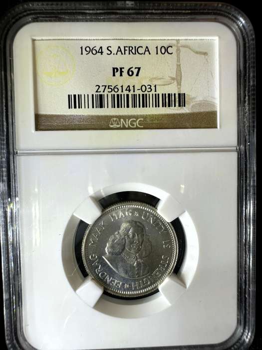 1964***10c***PF67***NGC