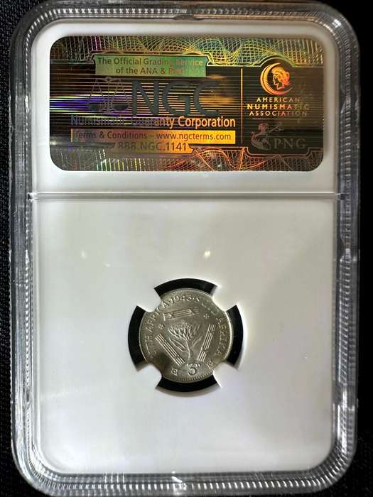 1943***3P***MS62***NGC