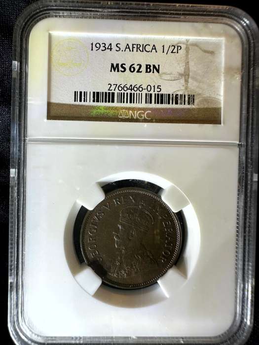 1934***1/2P***MS62BN***NGC