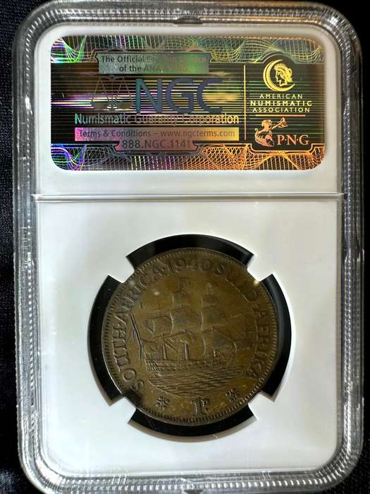 1940***Penny no star variety***Fine details***NGC