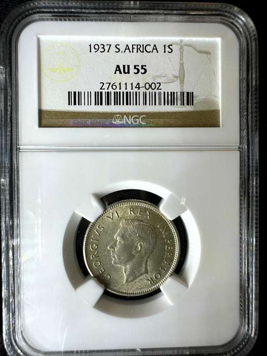 1937***Shilling***AU55***NGC