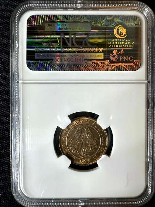 1947***1/4P***MS62RB***NGC