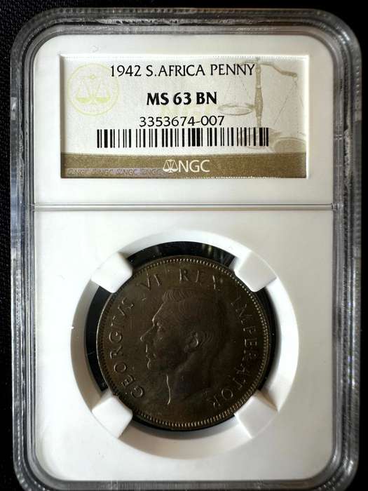 1942***Penny***MS63BN***NGC