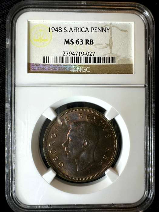 1948***Penny***MS63RB***NGC