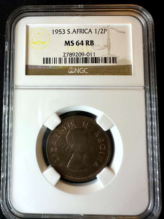1953***1/2P***MS64RB***NGC