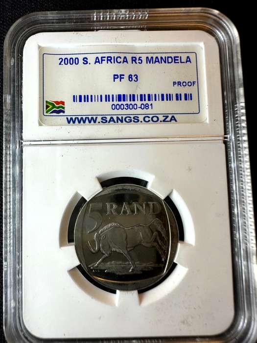 2000***R5 Smiling Mandela***PF63***SANGS