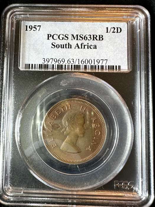 1957***1/2P***MS63RB***NGC