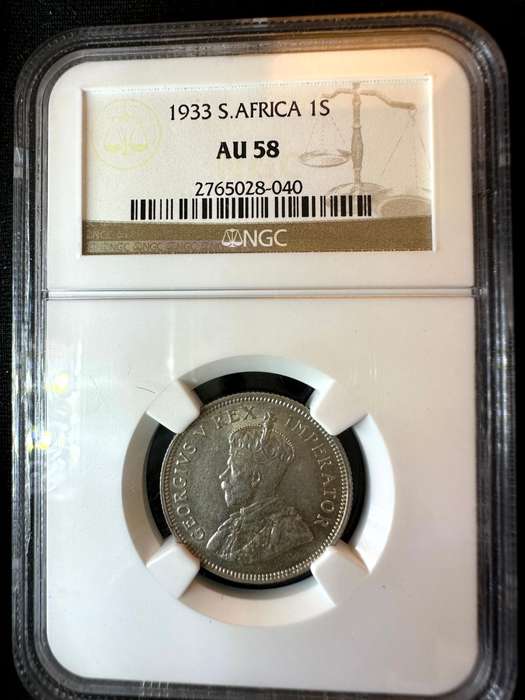 1933***Shilling***AU58***NGC