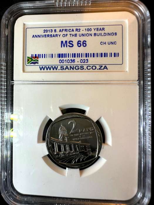 2013***R2 union building anniversary 100yr***MS66***SANGS