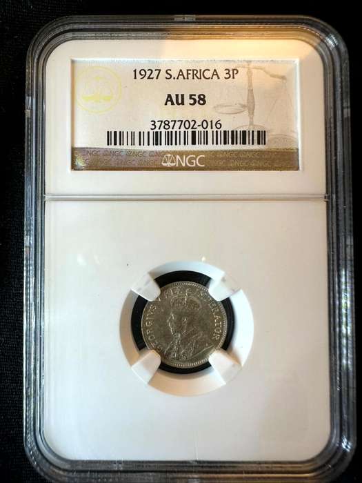 1927***3P***AU58***NGC