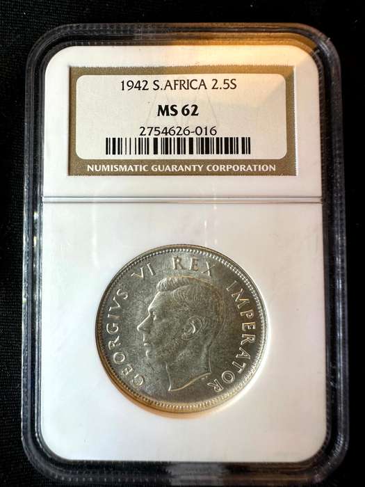 1942***2.5S***MS62***NGC